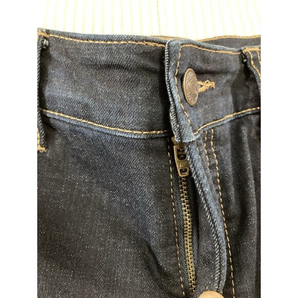 Chico’s Jeans 4 Blue Slimming Girlfriend Crop Denim Pants Casual Preppy Chic - Picture 5 of 11